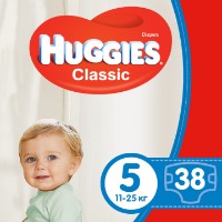 Scutece Huggies Classic Jumbo 5 11-25kg 38pcs imaginea #1 — magazin online Desire.md