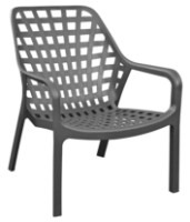 Scaun Deco Solar Dark Grey