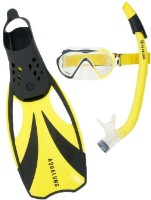 Набор для плавания Aqualung Compass Transparent/Black/Yellow L (SR4110107L)