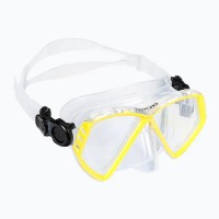 Masca şi tub pentru înot Aqualung Cub Combo Transparent/Yellow (SC3990007) imaginea #2 — magazin online Desire.md
