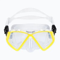 Masca şi tub pentru înot Aqualung Cub Combo Transparent/Yellow (SC3990007) imaginea #3 — magazin online Desire.md