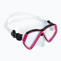 Masca şi tub pentru înot Aqualung Cub Combo Transparent/Pink (SC3990002) imaginea #2 — magazin online Desire.md