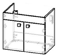 Шкаф с умывальником Rozzy Jenori Atlas (RJFU005-11WH) фото №3 — интернет-магазин Desire.md