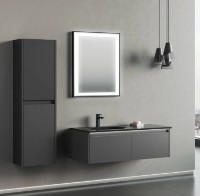 Dulap baie Orka Lisbon 40 Black Matt (17428) imaginea #3 — magazin online Desire.md