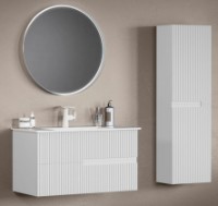 Шкаф с умывальником Orka Moonlight 90 White (16536) фото №3 — интернет-магазин Desire.md