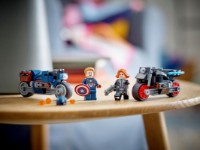 Set de construcție Lego Marvel: Black Widow & Captain America Motorcycles (76260) imaginea #5 — magazin online Desire.md