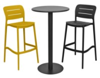 Барный стул Deco Terasa Helix Black фото №2 — интернет-магазин Desire.md