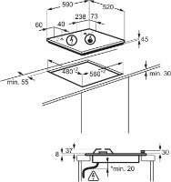 Газовая панель Electrolux KGG64362W фото №3 — интернет-магазин Desire.md