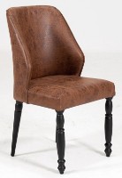 Комплект для столовой Moda Life Cross Set 160x75x95cm + 6 Chair Brown