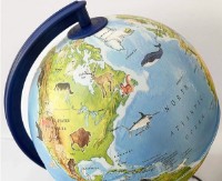 Глобус Gurbuz Animals 20cm 44201RU фото №4 — интернет-магазин Desire.md