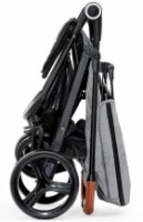 Коляска Kinderkraft Grande Plus Grey (KSGRAN00GRY0000) фото №8 — интернет-магазин Desire.md