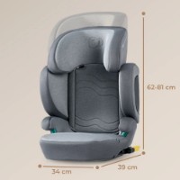 Детское автокресло Kinderkraft Xpand 2 i-Size Rocket Grey (KCXPAN02GRY0000) фото №7 — интернет-магазин Desire.md
