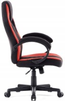 Scaun gaming Sense7 Prism Fabric Black and Red imaginea #4 — magazin online Desire.md