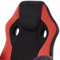 Scaun gaming SENSE7 Prism Fabric Black and Red