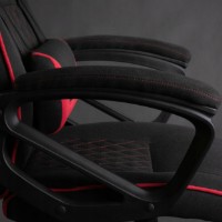 Геймерское кресло SENSE7 Knight Fabric Black and Red