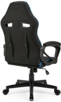 Scaun gaming Sense7 Knight Fabric Black and Blue imaginea #5 — magazin online Desire.md