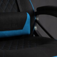 Scaun gaming Sense7 Knight Fabric Black and Blue imaginea #11 — magazin online Desire.md