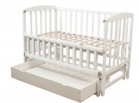 Кроватка Eucalyptus Bimbi Premium White (DS-1301) фото №2 — интернет-магазин Desire.md