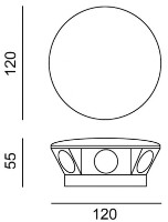 Садовый светильник Lampardi Malle LP9056-6W фото №2 — интернет-магазин Desire.md