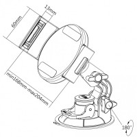Suport auto Reflecta Tabula Car WS Universal Tablet Holder imaginea #3 — magazin online Desire.md