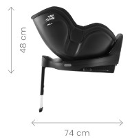 Детское автокресло Britax-Romer Dualfix Pro M Galaxy Black GreenSense фото №3 — интернет-магазин Desire.md