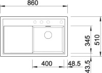 Кухонная мойка Blanco Zenar 45 S (523751) фото №2 — интернет-магазин Desire.md
