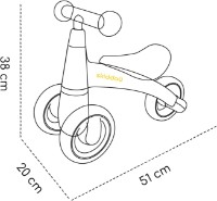 Bicicleta fără pedale Skiddou Berit Sky High/Blue (2030023) imaginea #4 — magazin online Desire.md