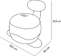 Детский горшок Skiddou Pottili  Keep Pink/Pink (2090022) фото №5 — интернет-магазин Desire.md