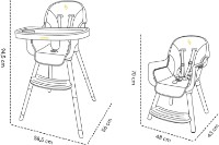 Scaun de masa Skiddou Sunt Nomadic Dream/Grey (2060012) imaginea #8 — magazin online Desire.md