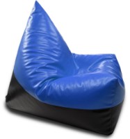 Кресло-мешок BeanBag Max Пирамида XL Cиний/Черный фото №1 — интернет-магазин Desire.md