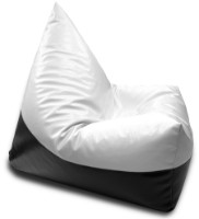 Fotoliu puf BeanBag Max Пирамида XL Белый/Черный imaginea #1 — magazin online Desire.md