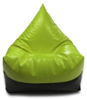 Кресло-мешок BeanBag Max Пирамида XL Зеленый/Черный фото №2 — интернет-магазин Desire.md