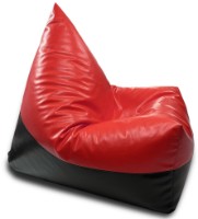 Fotoliu puf BeanBag Max Пирамида XL Красный/Черный imaginea #1 — magazin online Desire.md