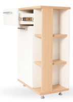 Тумба Andra 50x30x80 White/Oak фото №4 — интернет-магазин Desire.md