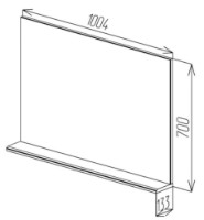 Зеркало для ванной Bayro Vega 1000x700 (110448) фото №3 — интернет-магазин Desire.md