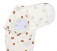 Pelinca-cocon cu velcro Lassig GOTS Big Dots Milky LS1542028167 imaginea #3 — magazin online Desire.md