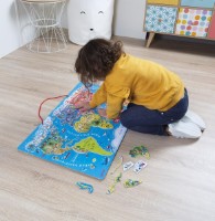 Harta lumii Janod World Map J05504 imaginea #2 — magazin online Desire.md