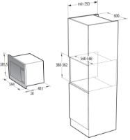 Встраиваемая микроволновая печь Gorenje BMI251SG3BG фото №5 — интернет-магазин Desire.md