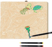 Набор для декорирования Djeco Brush Pens Box DJ08795