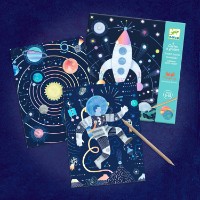 Раскраска для детей Djeco Cosmic mission DJ09727 фото №4 — интернет-магазин Desire.md