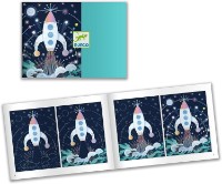 Раскраска для детей Djeco Cosmic mission DJ09727 фото №3 — интернет-магазин Desire.md