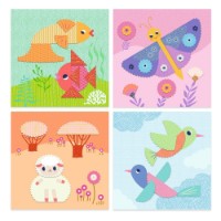 Set de decorare Djeco Crinkle cutting DJ09057 imaginea #3 — magazin online Desire.md