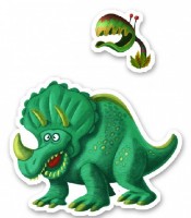 Наклейки Djeco Dinosaurs DJ08843 фото №2 — интернет-магазин Desire.md