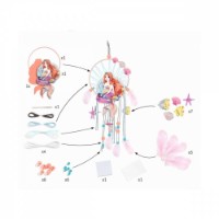Set pentru creativitate Djeco Gentle Mermaid DJ07962 imaginea #2 — magazin online Desire.md