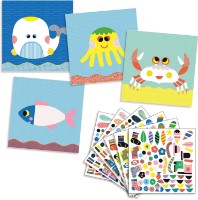 Наклейки Djeco Sea Creatures DJ08931 фото №3 — интернет-магазин Desire.md