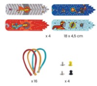 Набор браслетов Djeco Super Pouvoirs DJ07978 фото №3 — интернет-магазин Desire.md