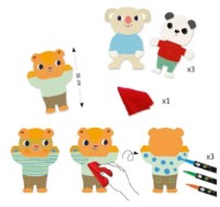 Carte de colorat pentru copii Djeco The Cuties DJ08992 imaginea #2 — magazin online Desire.md