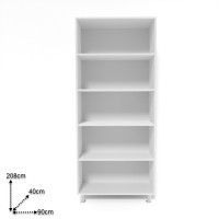 Шкаф Smartex N4 90x40x208cm Белый фото №2 — интернет-магазин Desire.md