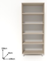 Dulap Smartex N4 90x40x208cm Stejar Deschis imaginea #2 — magazin online Desire.md