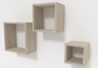 Raft de perete Smartex RD12 Stejar Deschis